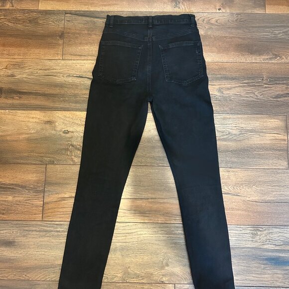 Reformation Jeans Serena High Rise Skinny Black - Picture 4 of 6